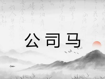 公司马