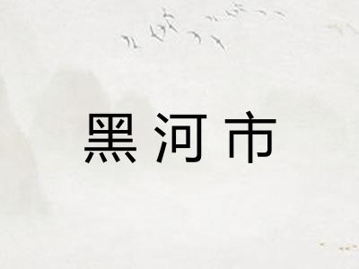 黑河市