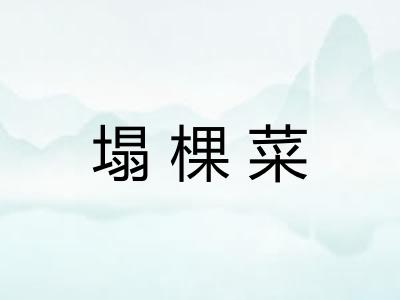 塌棵菜
