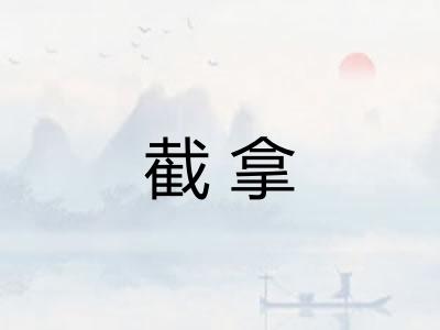 截拿