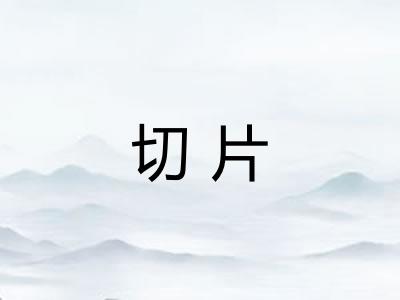 切片