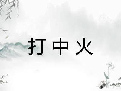 打中火