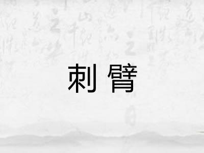 刺臂