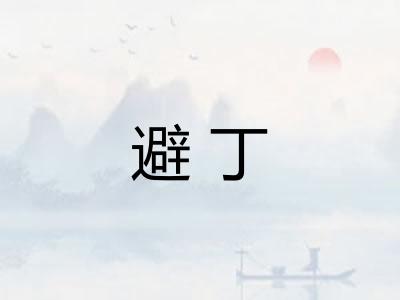 避丁