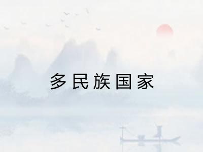 多民族国家
