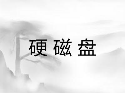 硬磁盘