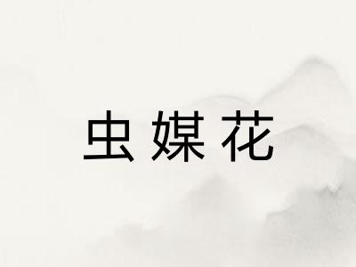 虫媒花