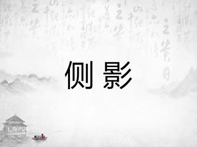 侧影