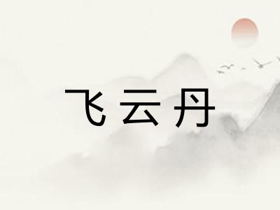 飞云丹