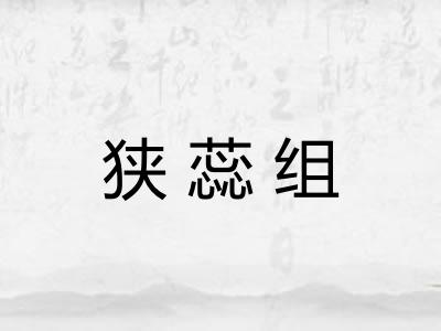 狭蕊组