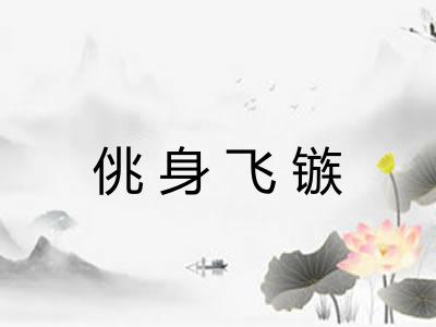 佻身飞镞