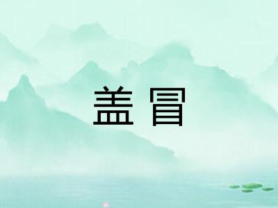 盖冒