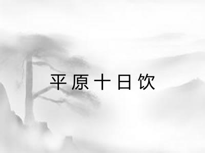 平原十日饮