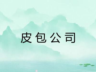 皮包公司