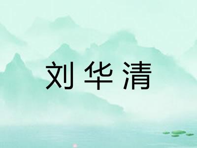 刘华清