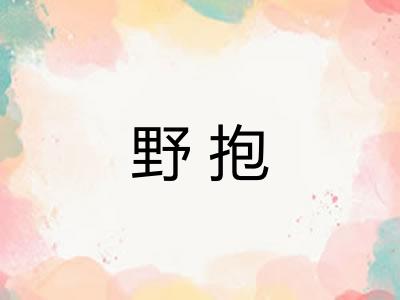 野抱