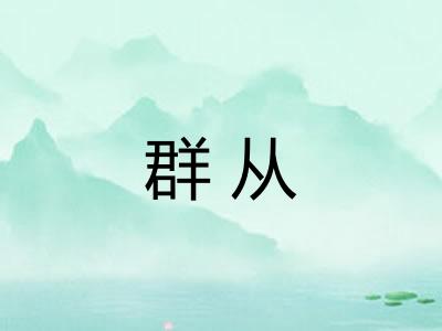 群从