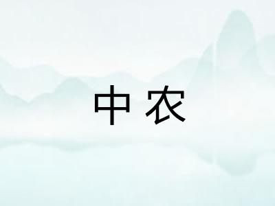 中农