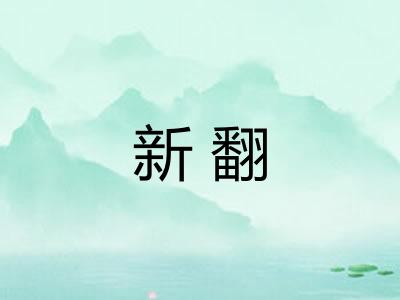 新翻