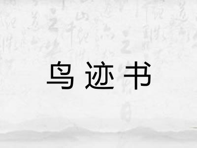 鸟迹书