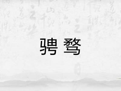 骋骛