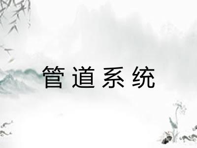 管道系统