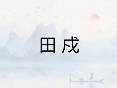 田戍
