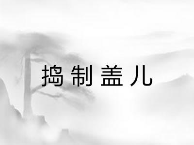捣制盖儿