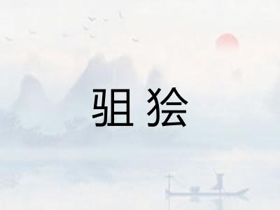 驵狯