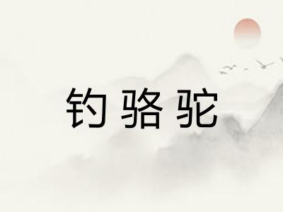 钓骆驼
