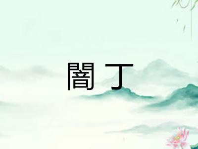 闇丁