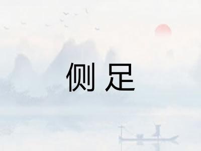 侧足