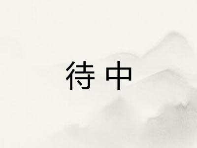 待中