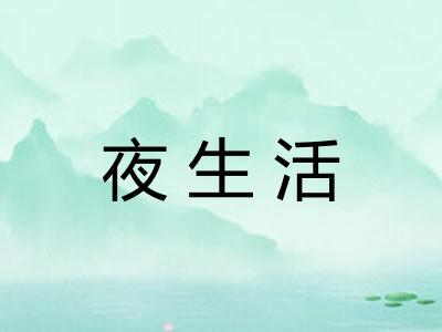 夜生活