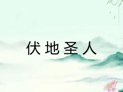 伏地圣人