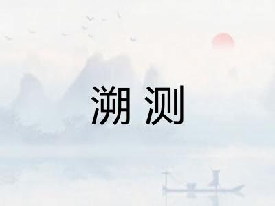 溯测