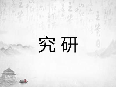究研