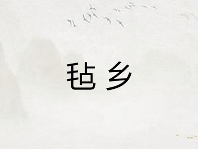 毡乡