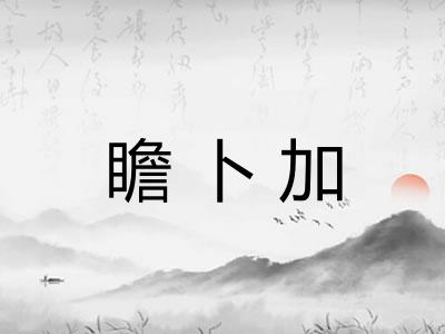瞻卜加