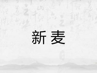 新麦