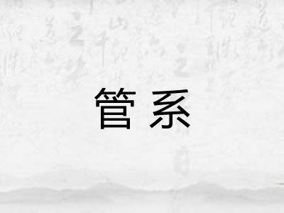 管系
