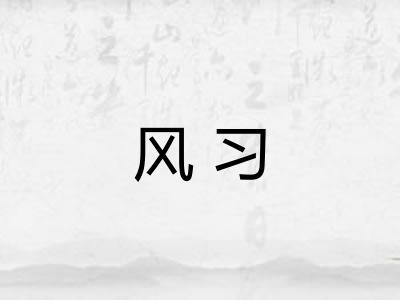 风习