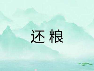 还粮