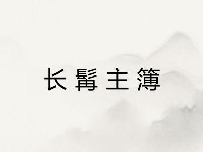 长髯主簿