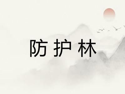 防护林