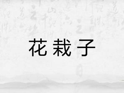 花栽子