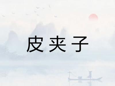 皮夹子