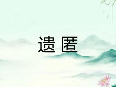 遗匿