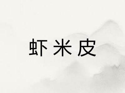 虾米皮