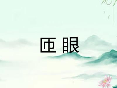 匝眼